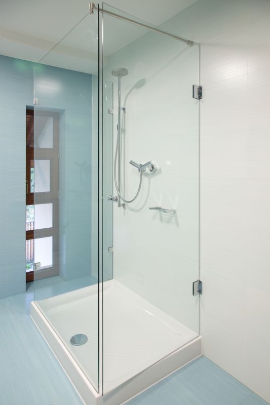 Elegant Shower with Built-In Niche